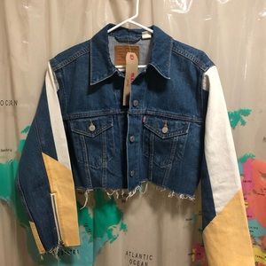 LEVI’S navy denim colorful jacket NEW